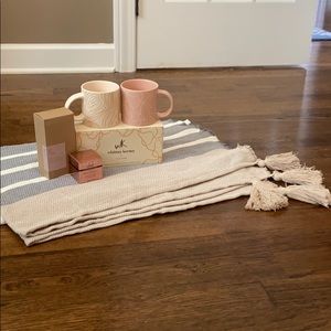 Partial Winter 2019 Causebox throw mugs hair skin